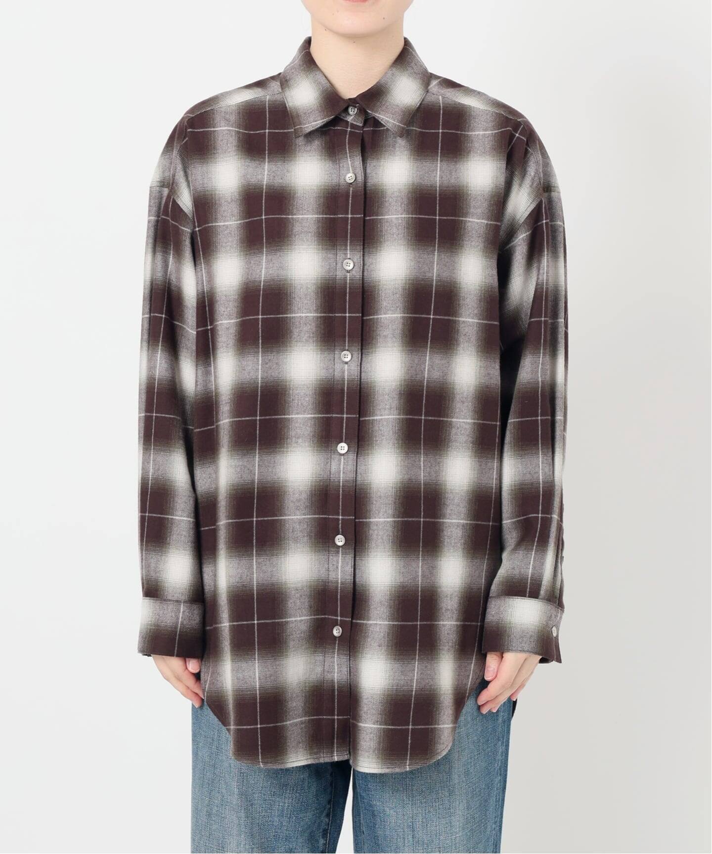 Spick&Span オンブレーチェックルーズシャツ 楽天市場】《追加》オンブレーチェックルーズシャツ Spick