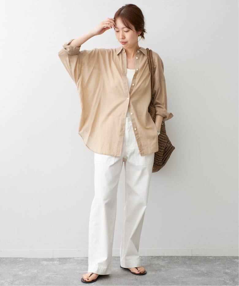 シアーカシュクールシャツ（シャツ／ブラウス）｜Spick & Span 