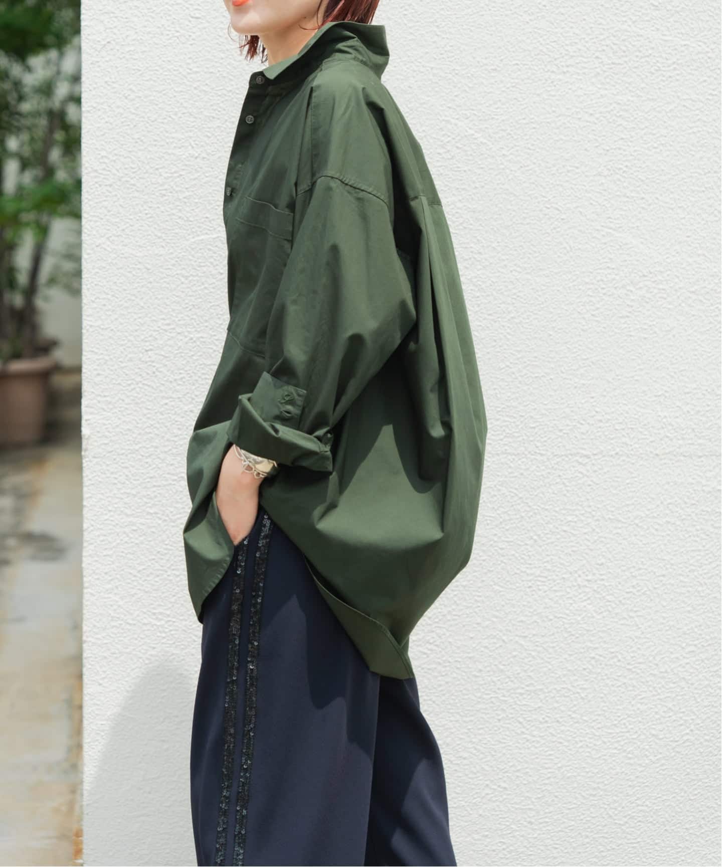 WEB限定 / 追加2》50コットンオーバーシャツ（シャツ／ブラウス