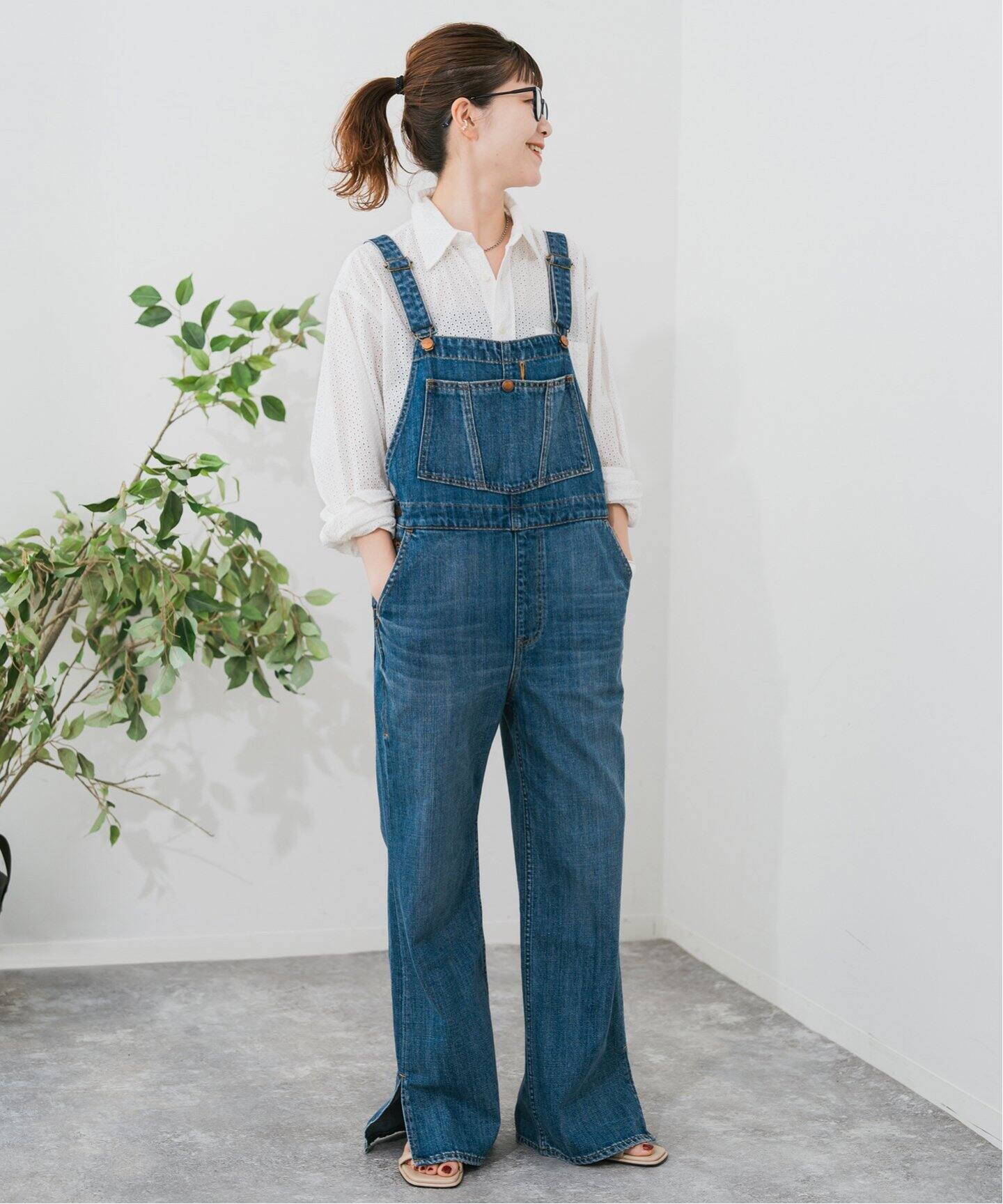 カットワークスモールドットルーズシャツ（シャツ／ブラウス）｜Spick