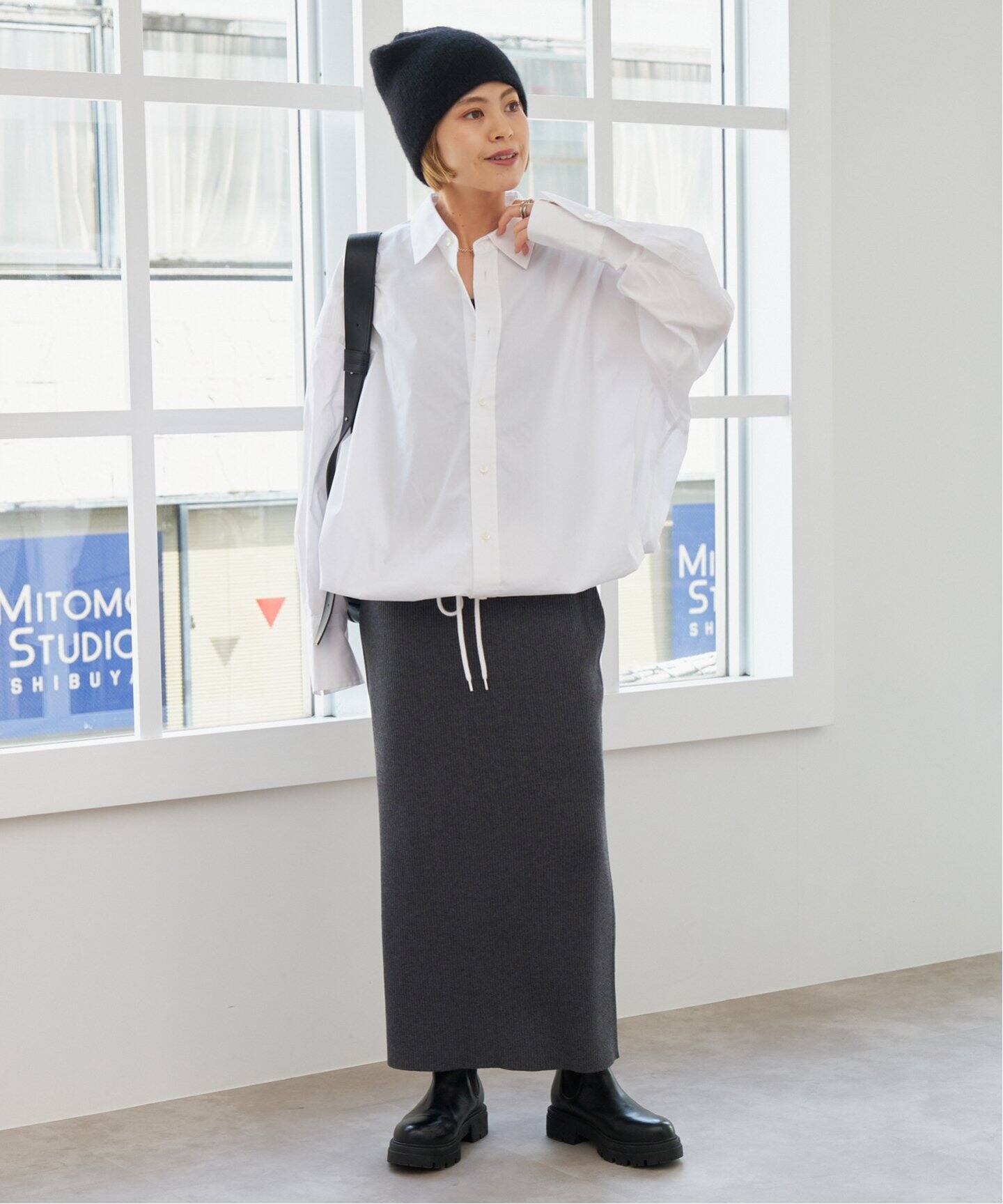 追加》CO/PEヘムギャザーシャツ（シャツ／ブラウス）｜Spick and Span  