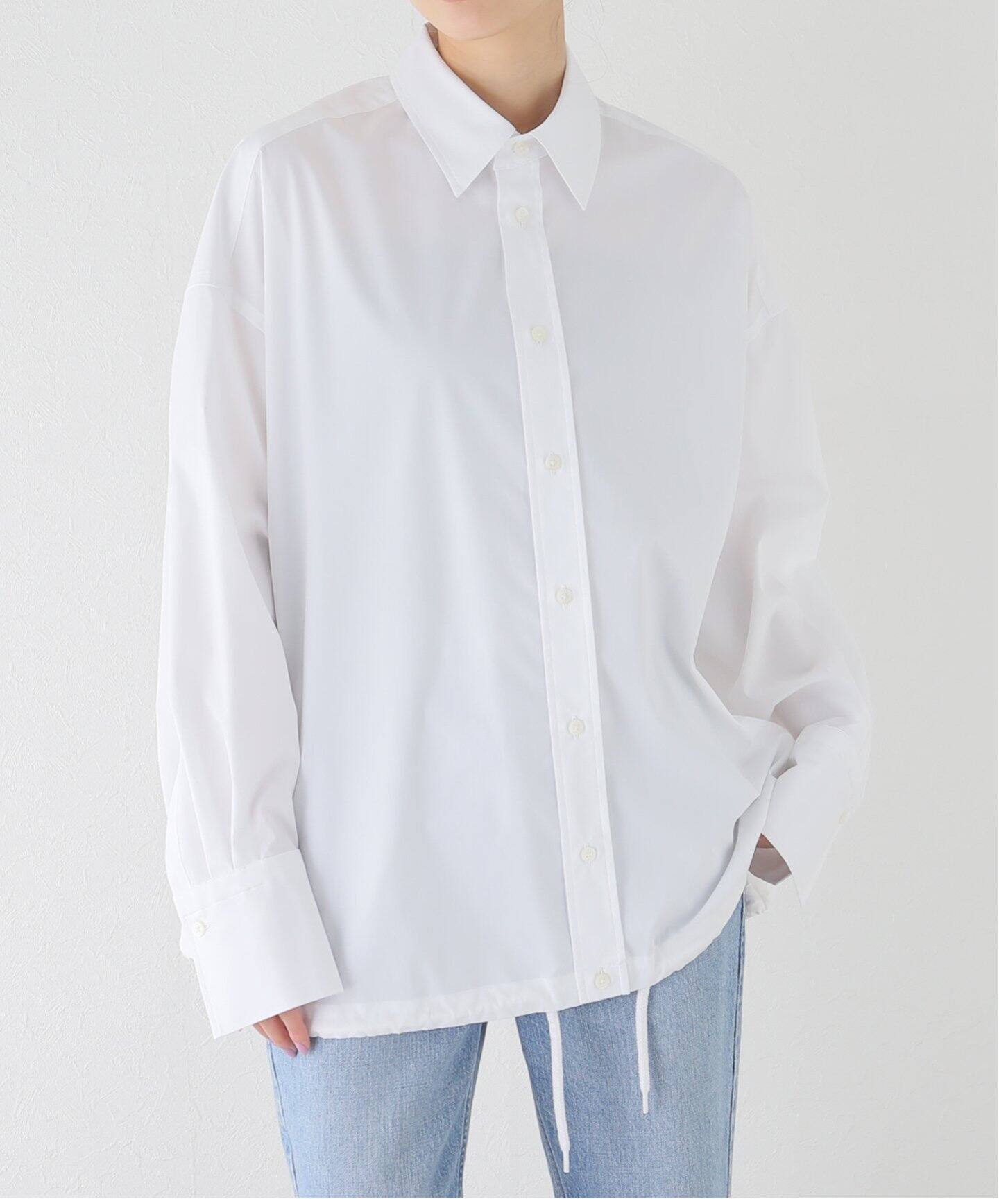 追加》CO/PEヘムギャザーシャツ（シャツ／ブラウス）｜Spick and Span  