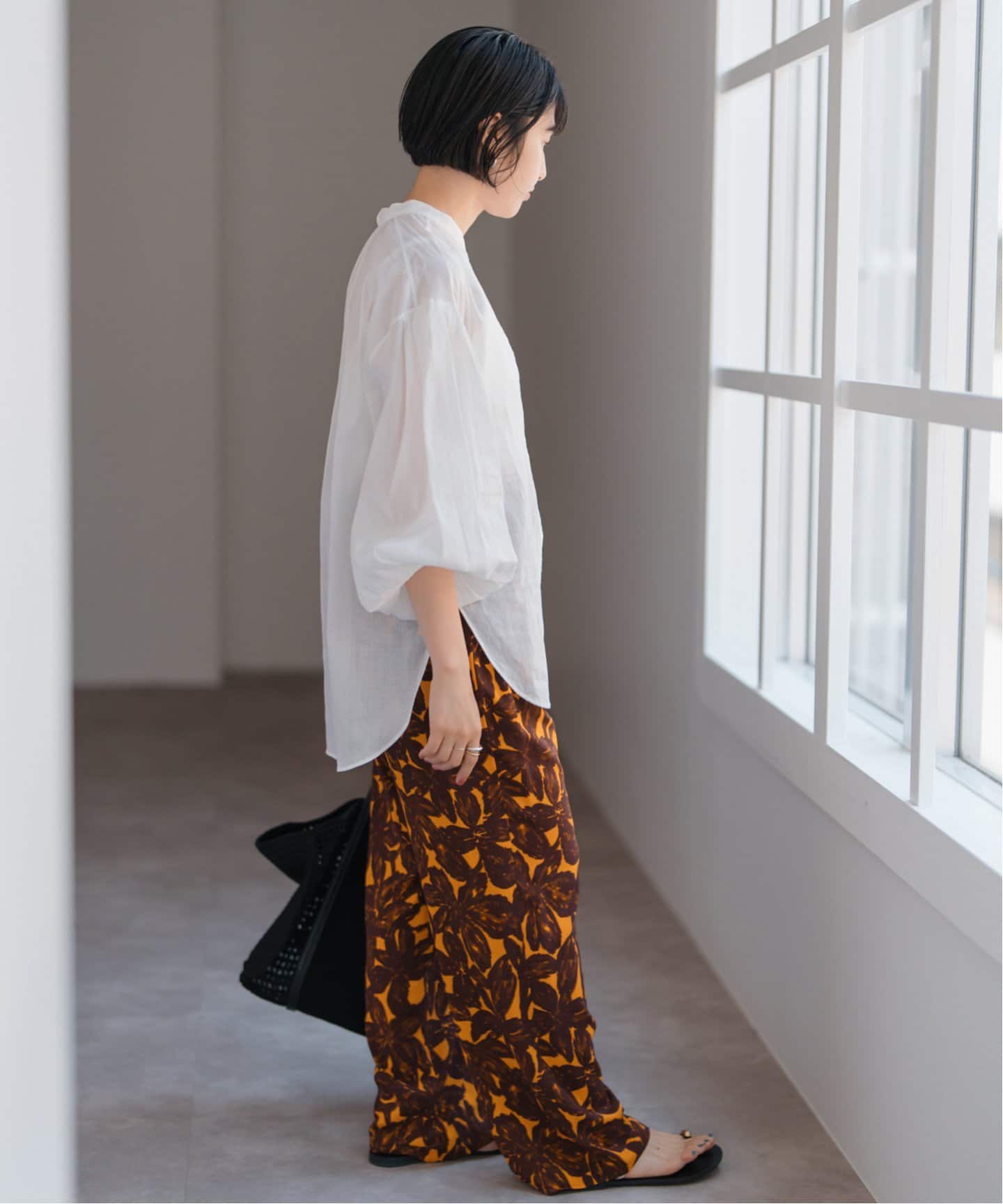 ブラウス シャツ ラミーコットンバルーンスリーブシャツ レディース Spick & Span｜ラミーコットンバルーンスリーブシャツ | Rakuten