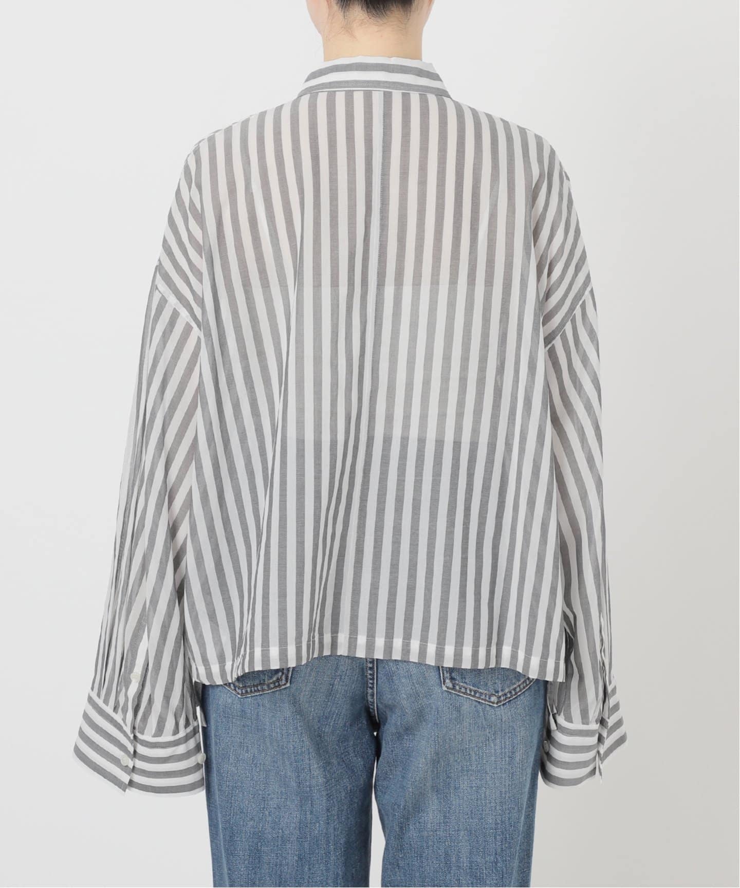 【美品】スピックアンドスパン/コットン100% ストライプシャツ　日本製 Spick & Span - 【美品 】スピックアンドスパンcotton100