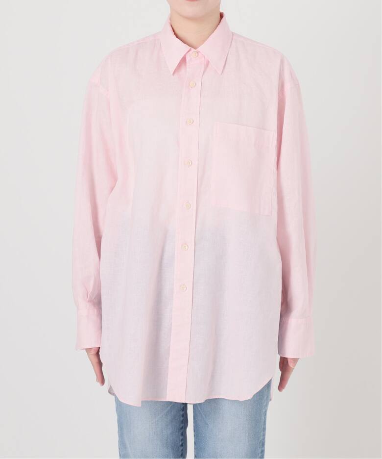 追加》コットンリネンルーズシャツ（シャツ／ブラウス）｜Spick and  