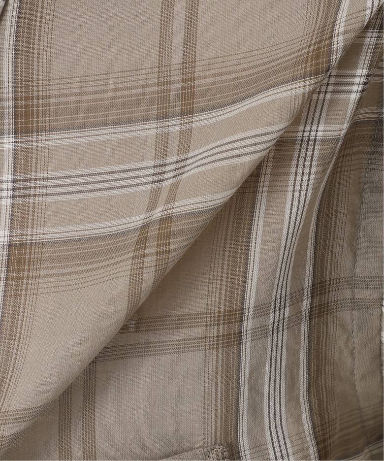 追加》コットンボイルチェックシャツ（シャツ／ブラウス）｜Spick and  