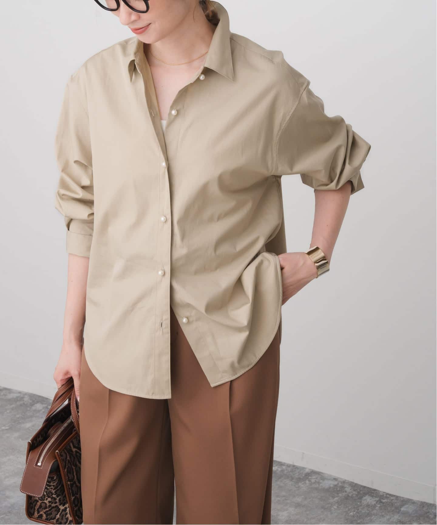 追加》パールボタンシャツ（シャツ／ブラウス）｜Spick and Span