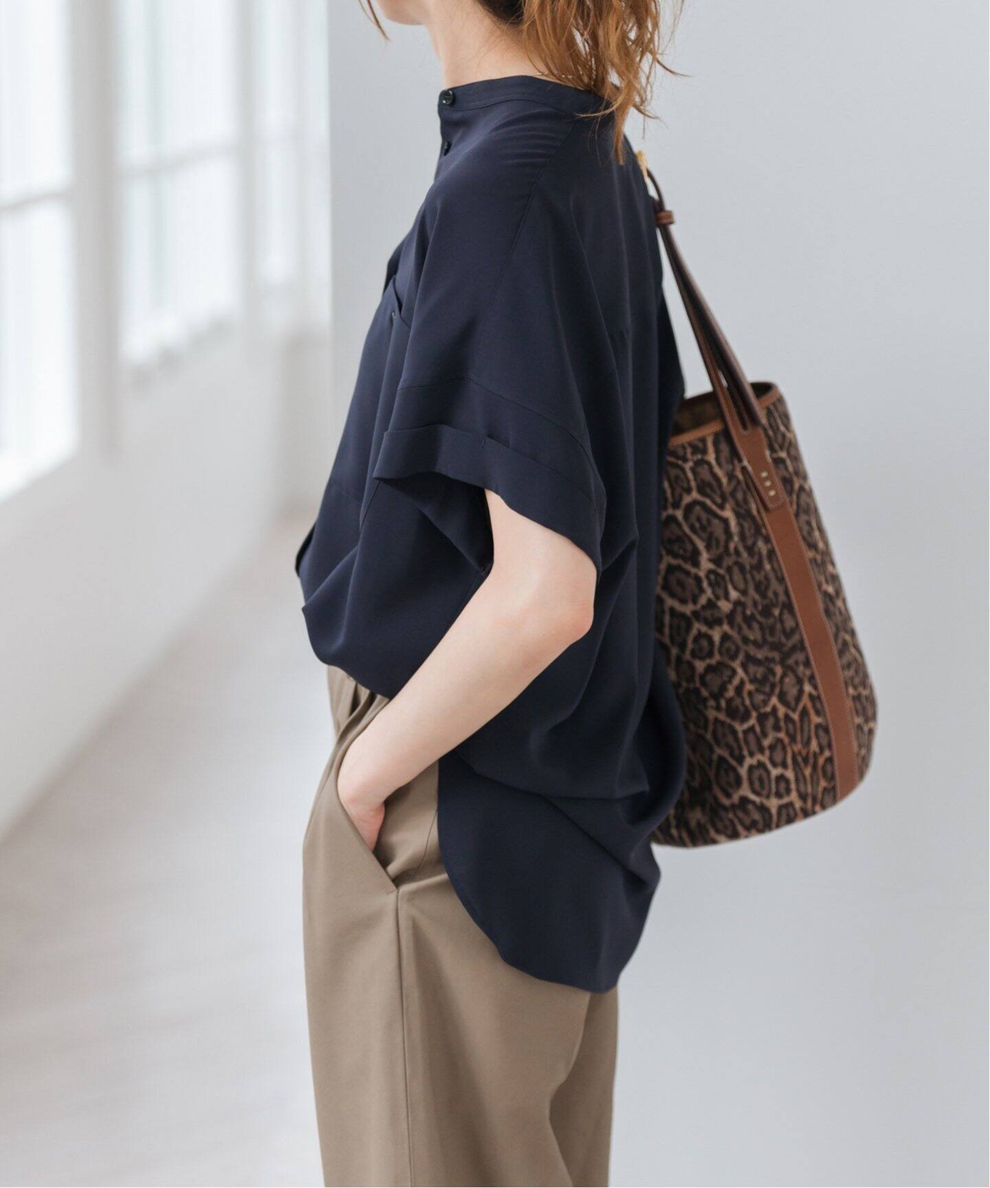 ブラウス シャツ シルキードレープシャツ レディース シルキードレープシャツ（シャツ／ブラウス）｜Spick and Span