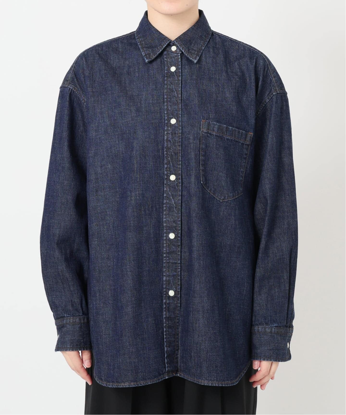 ライトオンスデニムルーズシャツ（シャツ／ブラウス）｜Spick and Span