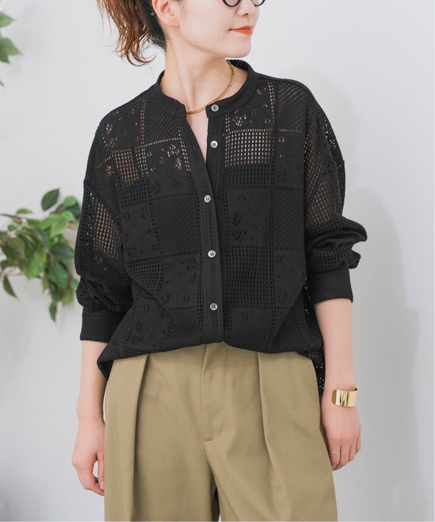 【タグ付き】スピックアンドスパン　PEレースシャツ　Spick and Span Spick & Span｜《追加3》PEレースシャツ | Rakuten Fashion(楽天