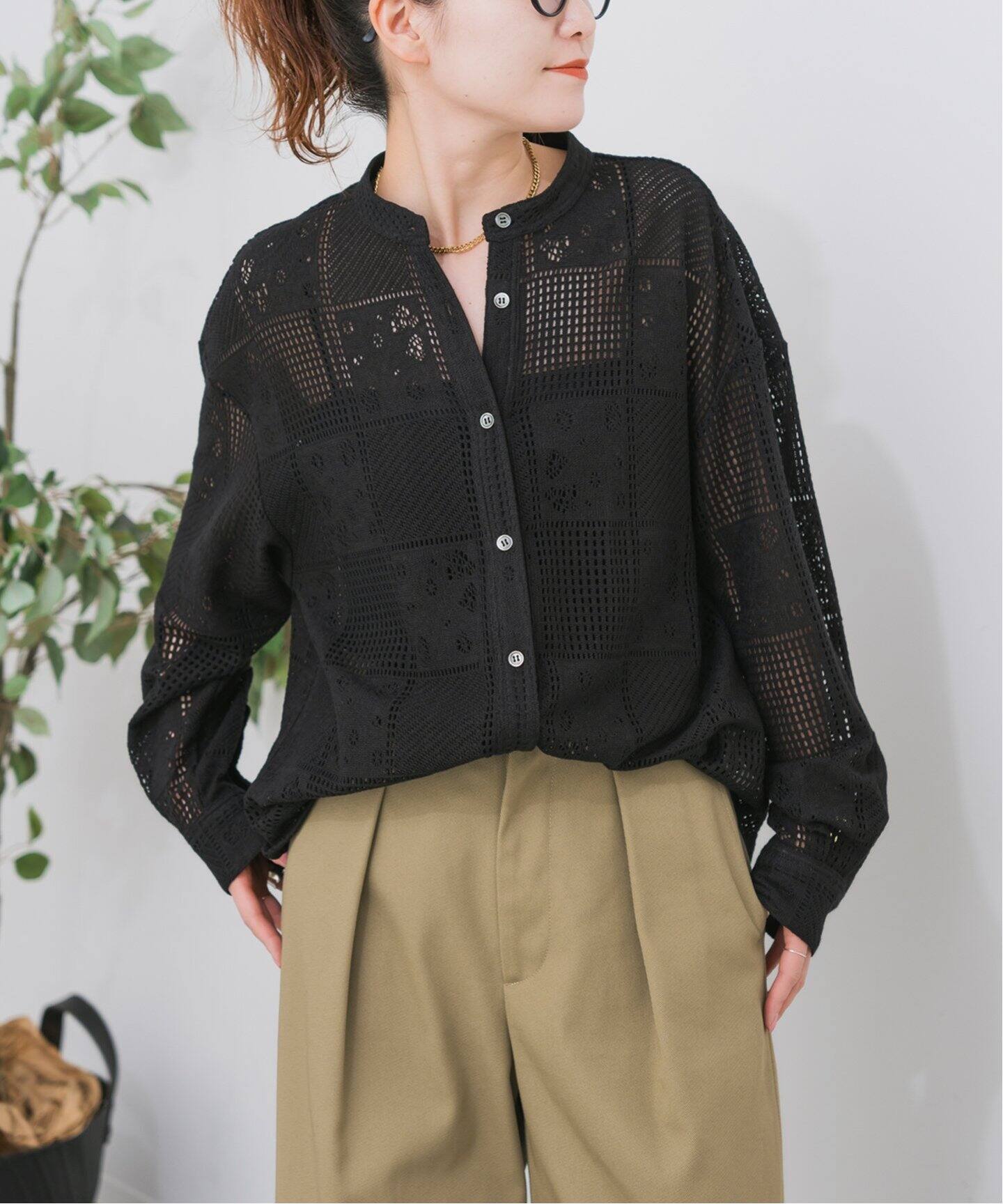 追加3》PEレースシャツ（シャツ／ブラウス）｜Spick and Span