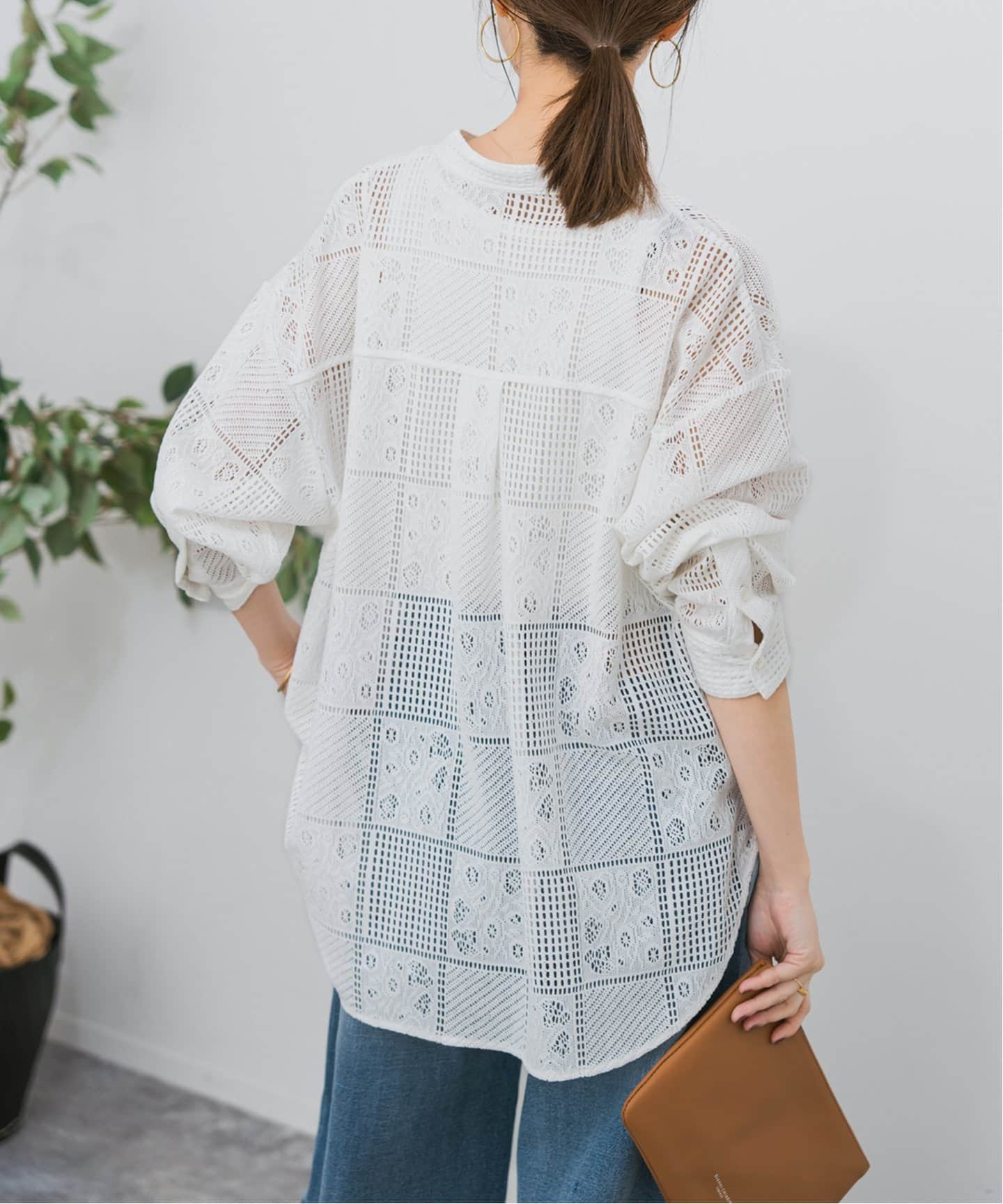 追加3》PEレースシャツ（シャツ／ブラウス）｜Spick and Span