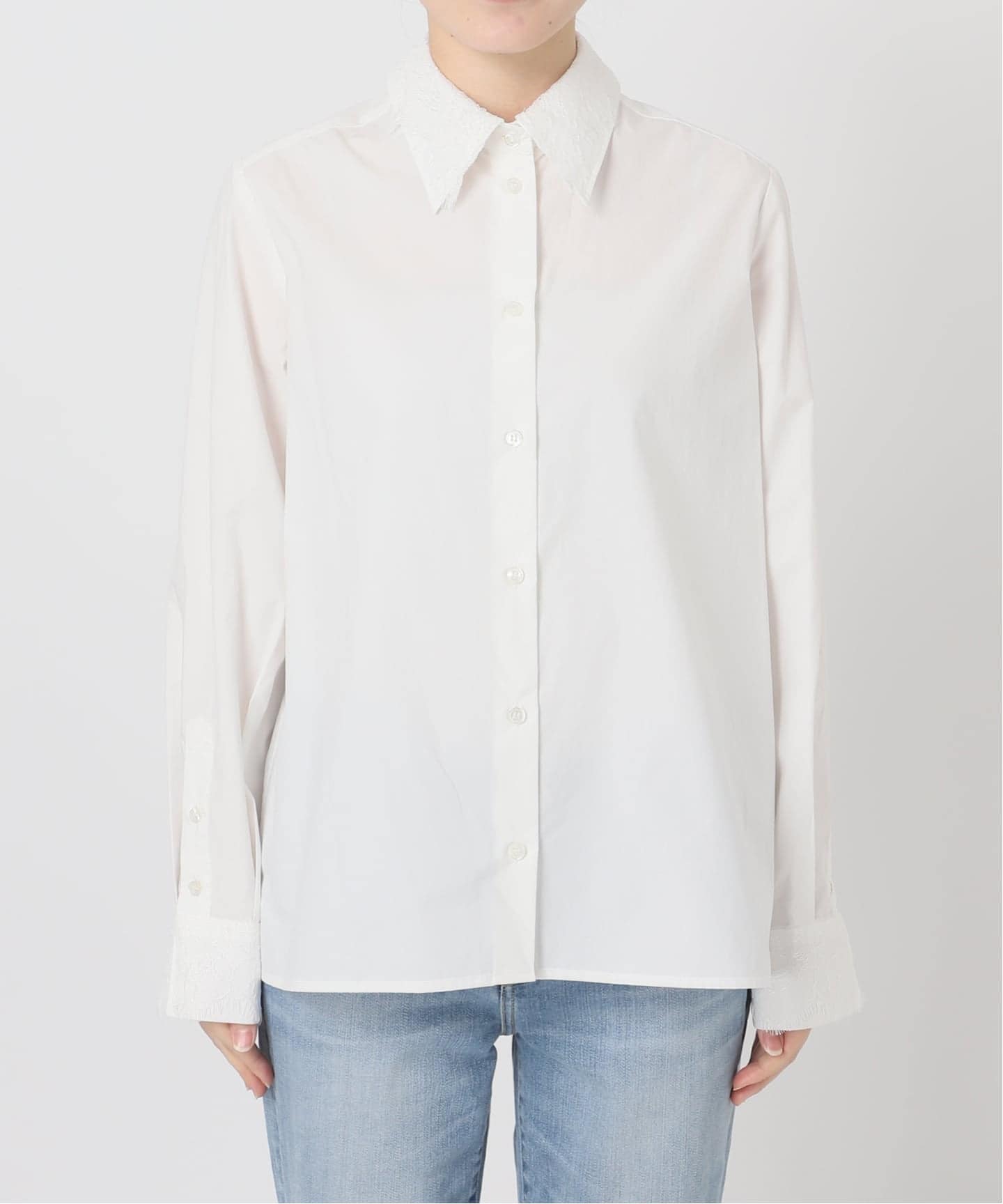 レース襟シャツ（シャツ／ブラウス）｜Spick and Span（スピック