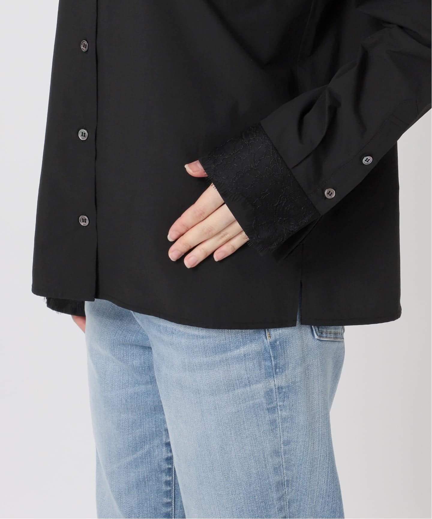 レース襟シャツ（シャツ／ブラウス）｜Spick and Span（スピック