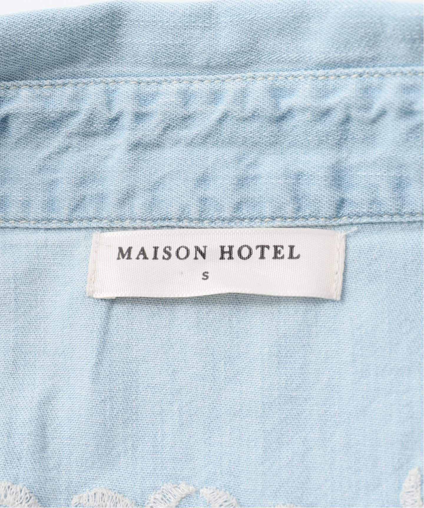 2024ss MAISON HOTEL/メゾンホテルオープンブラウス　ラックス 2024ss MAISON HOTEL/メゾンホテルオープンブラウス ラックス