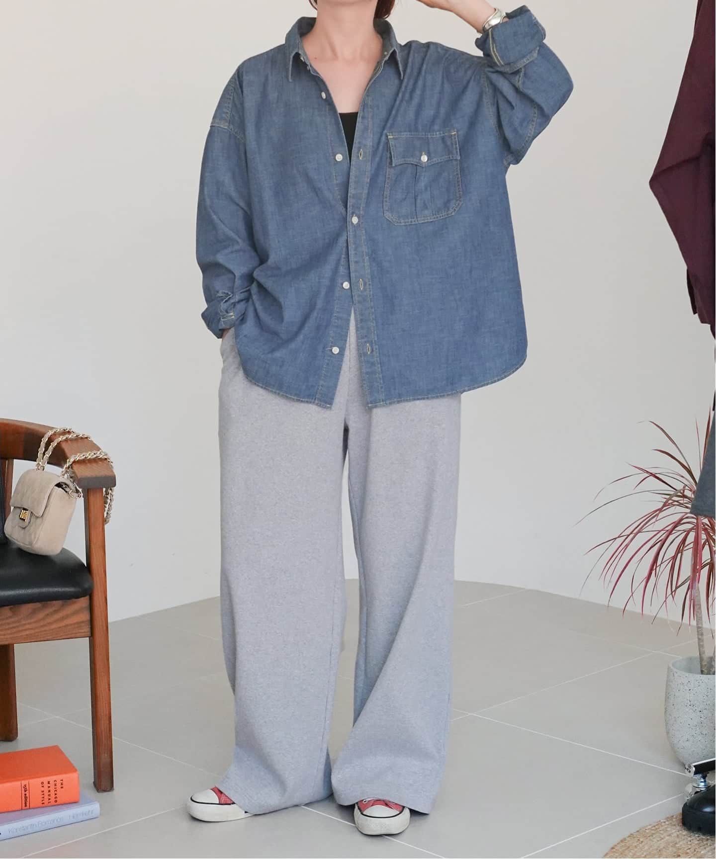 Levi's/リーバイス 別注SMU LS ZANDT CROPPED SHIRT（シャツ／ブラウス