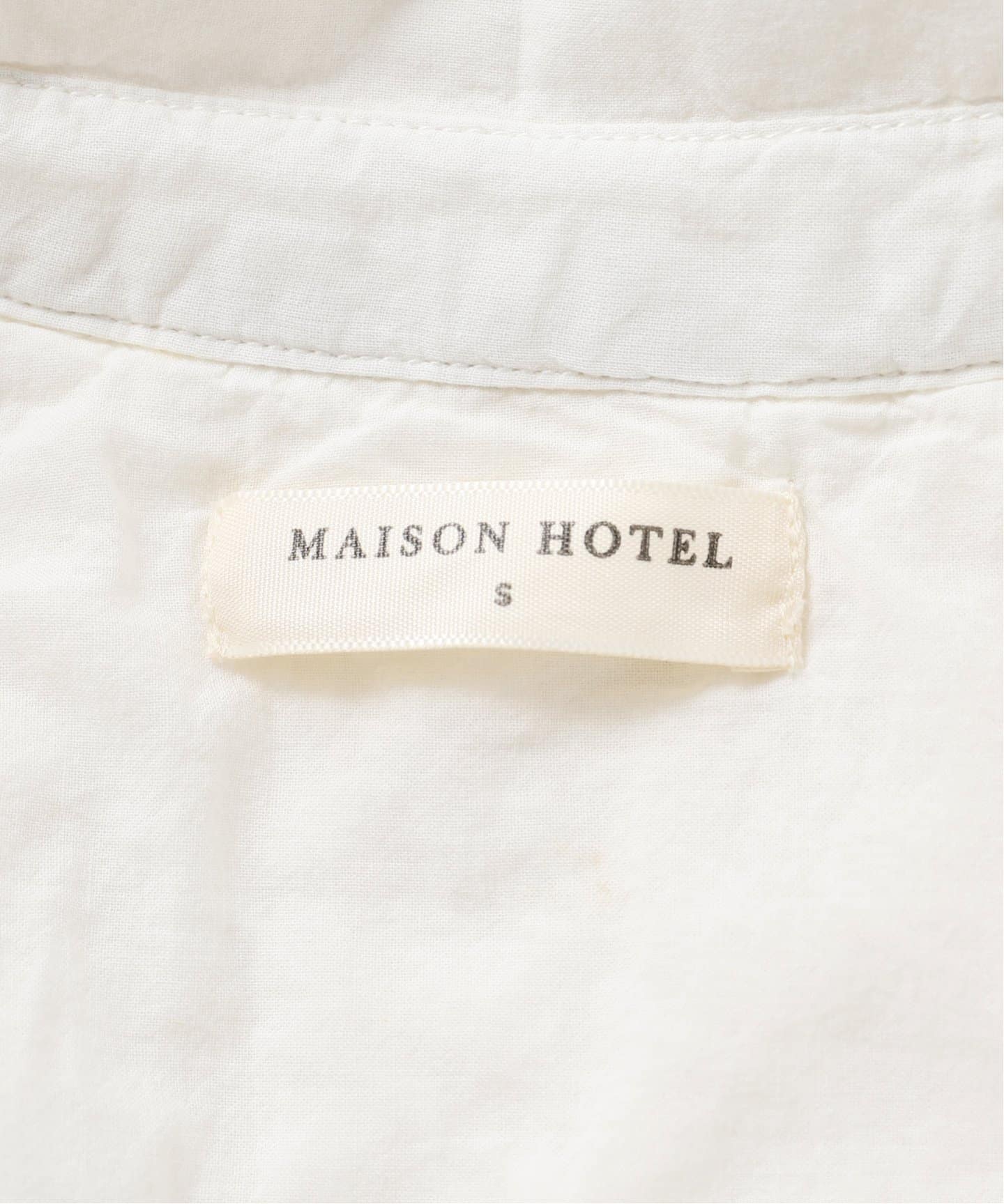 2024ss MAISON HOTEL/メゾンホテルオープンブラウス　ラックス MAISON HOTEL / メゾンホテル LUCKNOW（シャツ／ブラウス