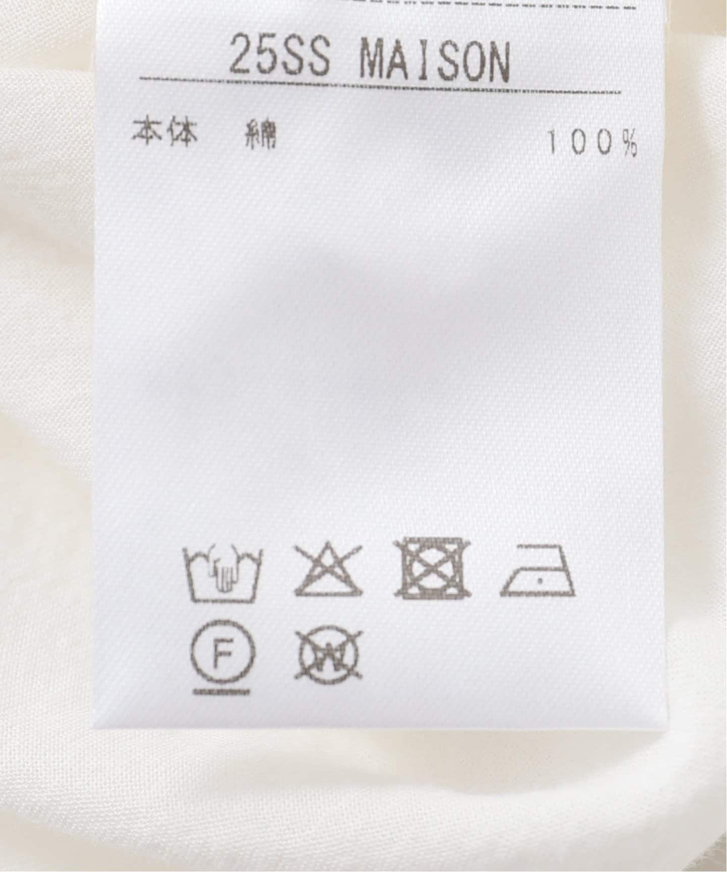 2024ss MAISON HOTEL/メゾンホテルオープンブラウス　ラックス MAISON HOTEL / メゾンホテル LUCKNOW（シャツ／ブラウス