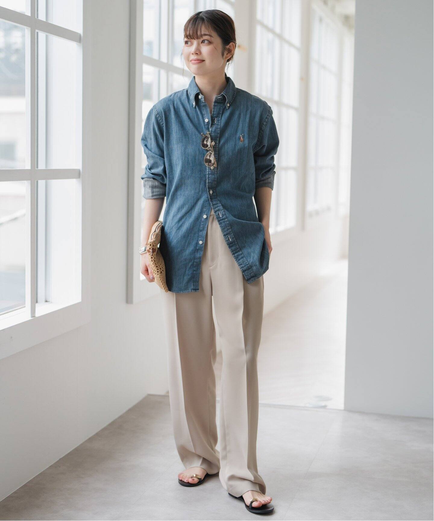 POLO RALPH LAUREN/ポロ ラルフ ローレン CUSTOM FIT BUTTON DOWN 