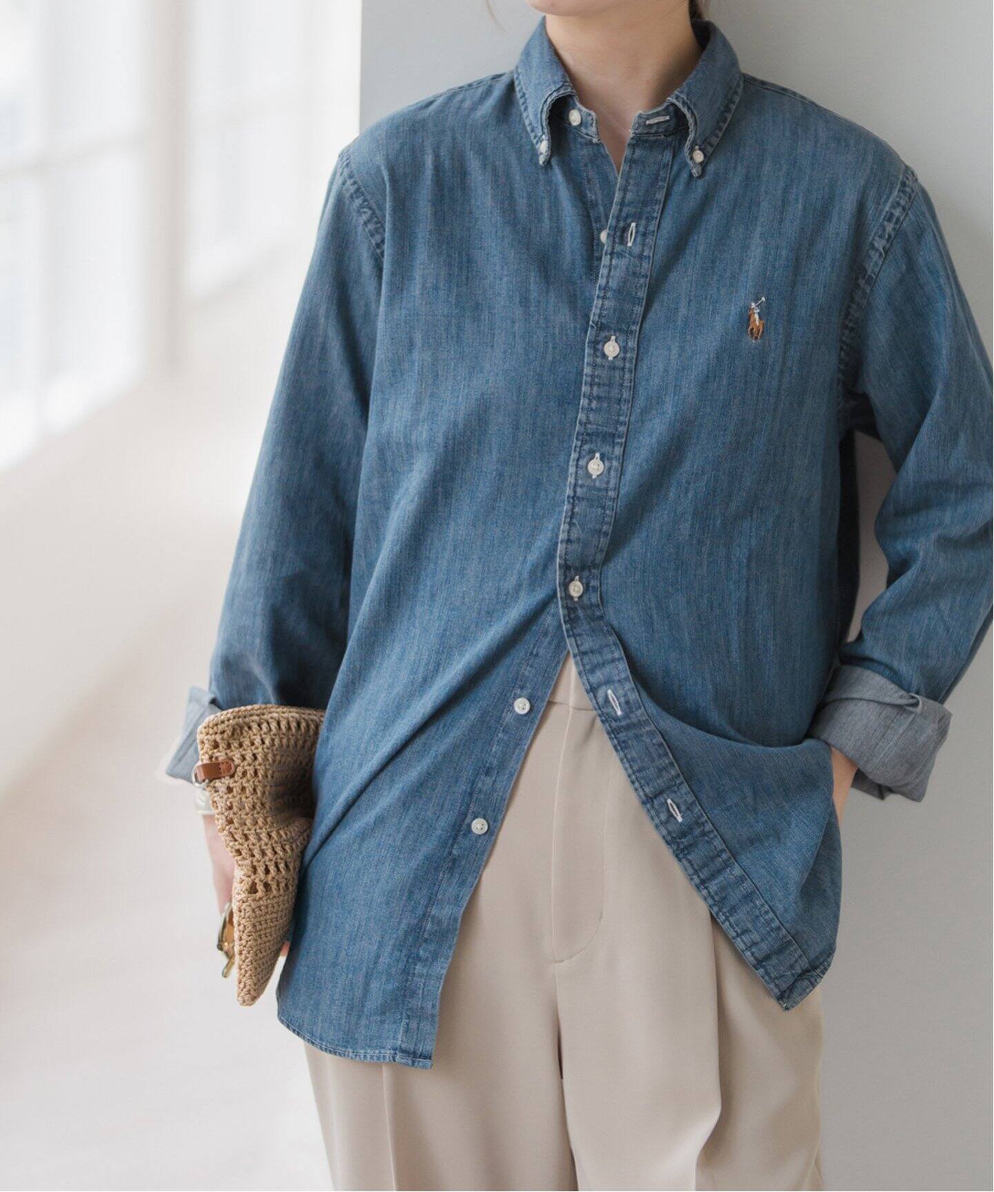 POLO RALPH LAUREN/ポロ ラルフ ローレン CUSTOM FIT BUTTON DOWN 