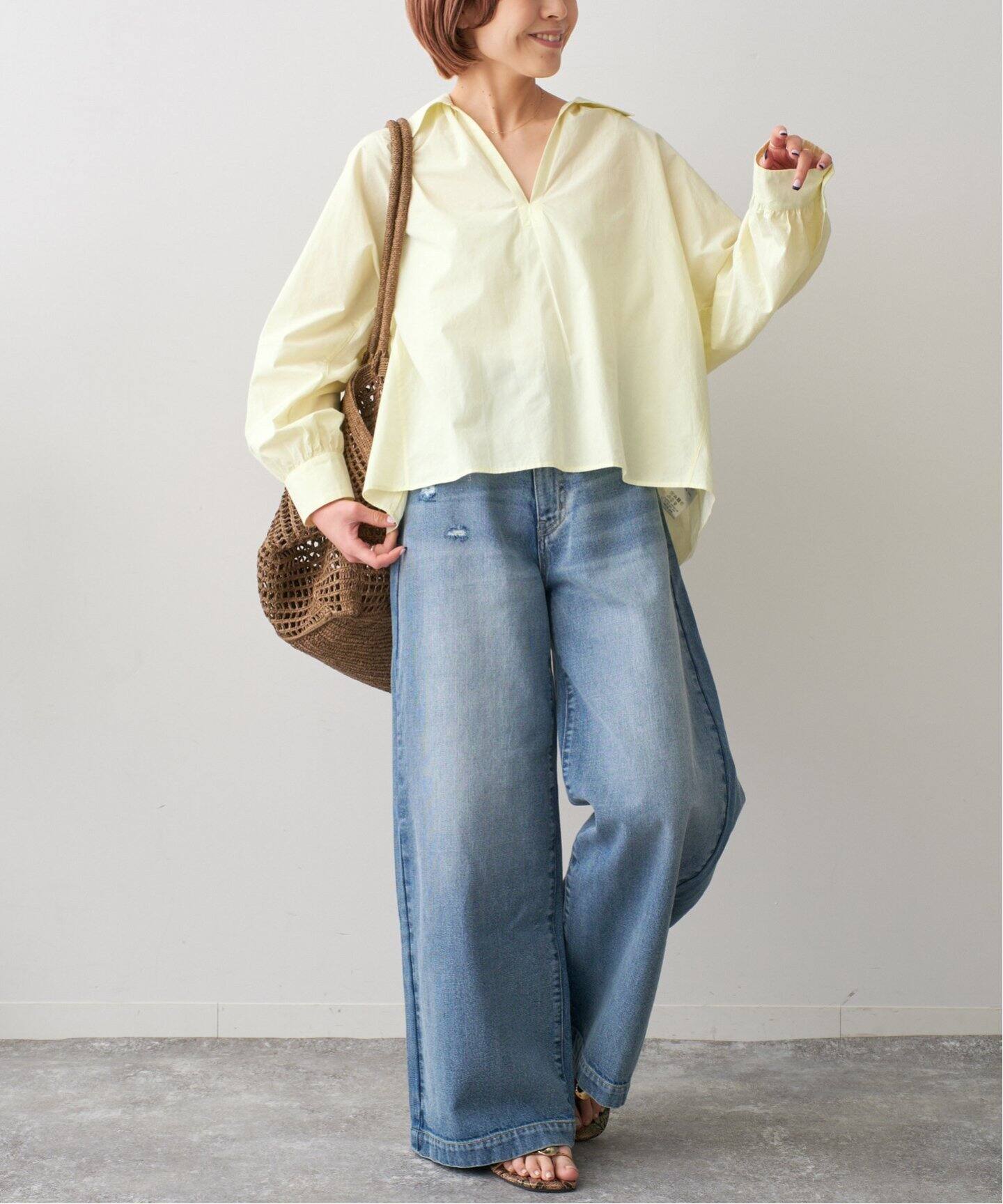 TICCA ✖️Spick & Span ハーブスキッパーシャツフリ-サイズ