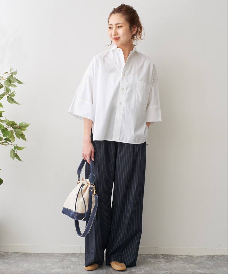 TICCA / ティッカ スクエア半袖ダブルカフスシャツ（シャツ／ブラウス  