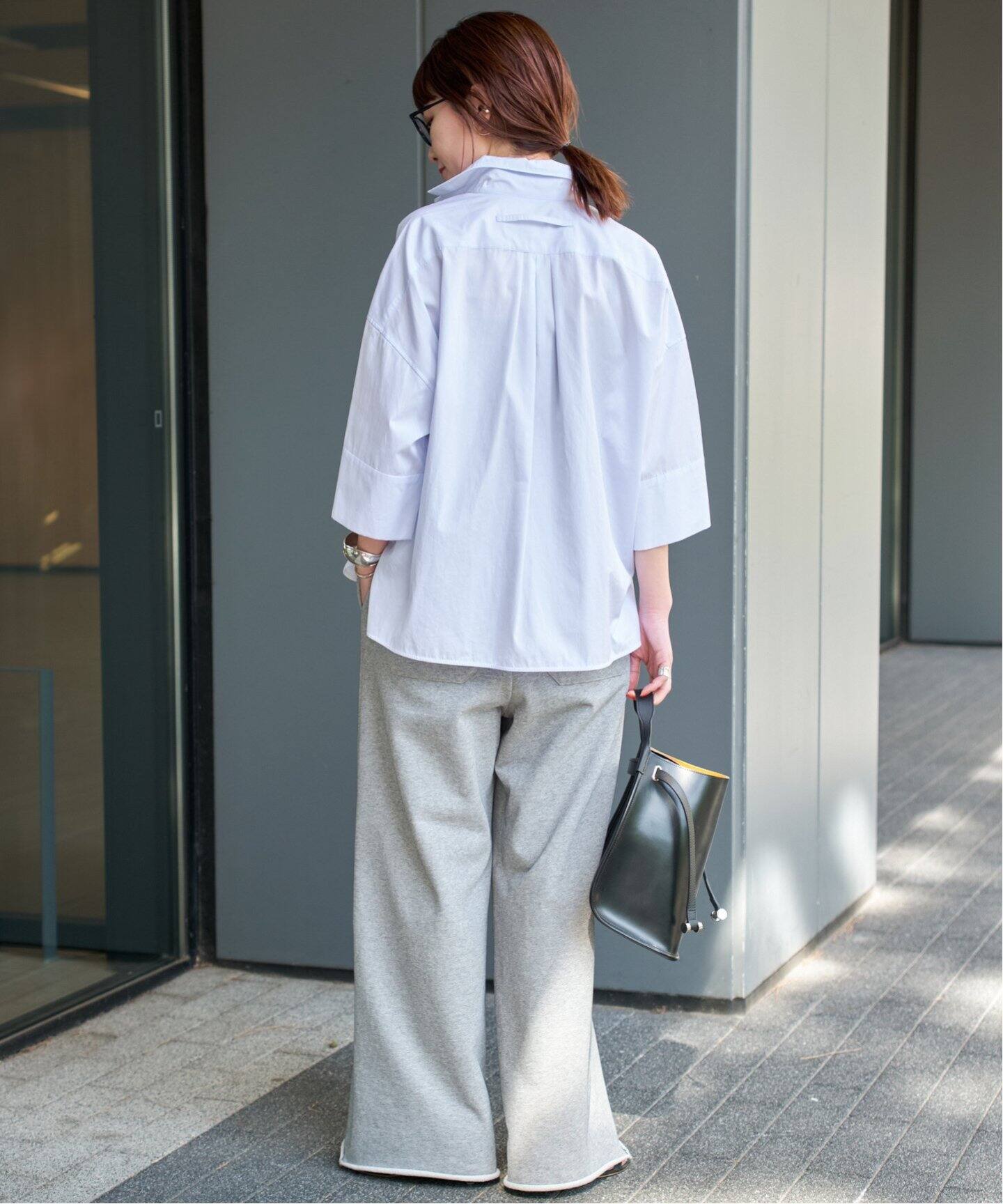 TICCA / ティッカ スクエア半袖ダブルカフスシャツ（シャツ／ブラウス 