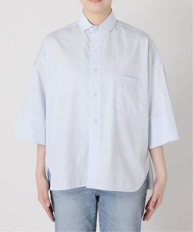 TICCA / ティッカ スクエア半袖ダブルカフスシャツ（シャツ／ブラウス 