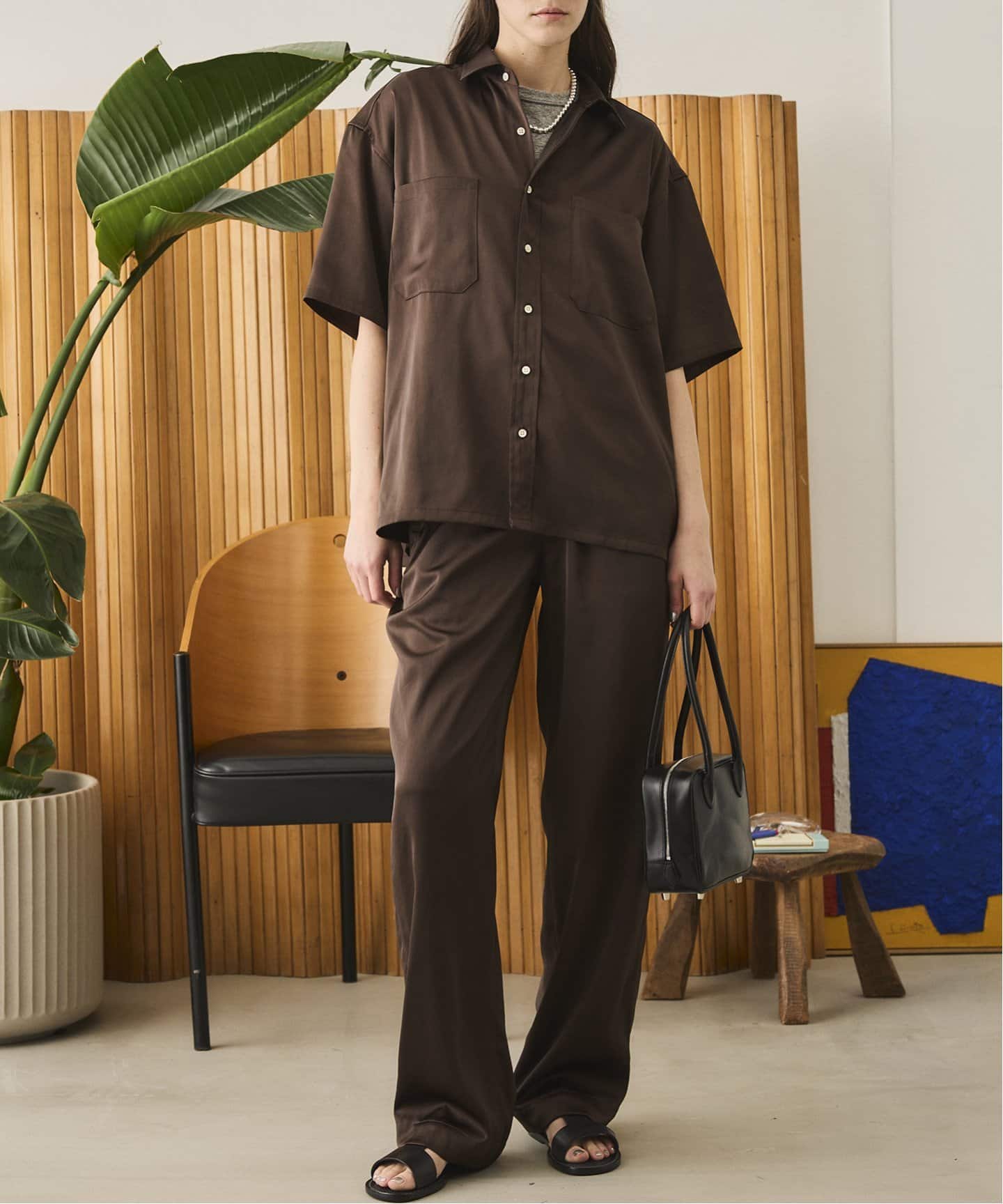 Oblada CINCH SATIN SHIRT サテンシャツ Oblada CINCH SATIN SHIRT サテンシャツ - メルカリ