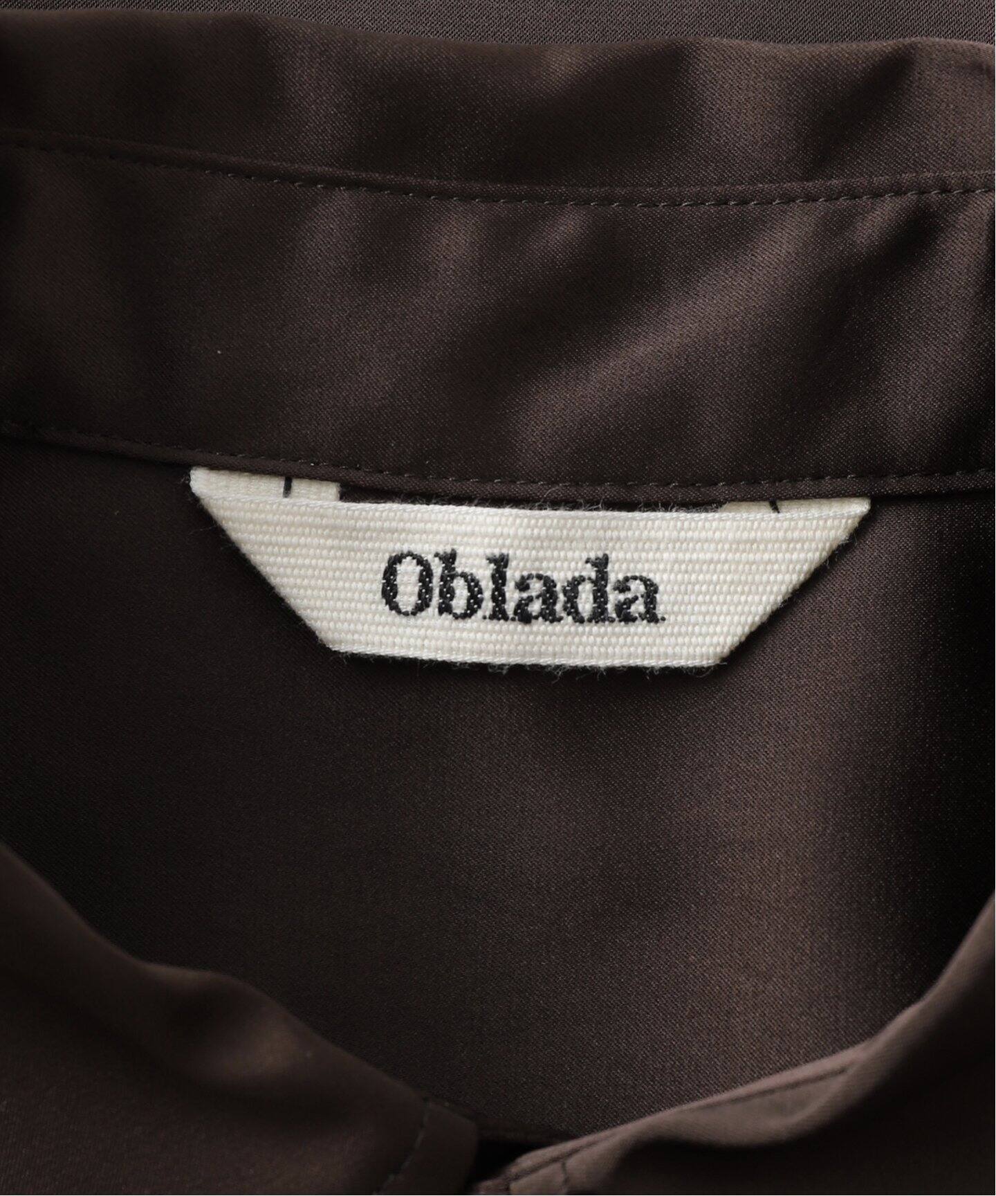 一部店舗+WEB限定》OBLADA / オブラダ SATIN SHIRT（シャツ／ブラウス