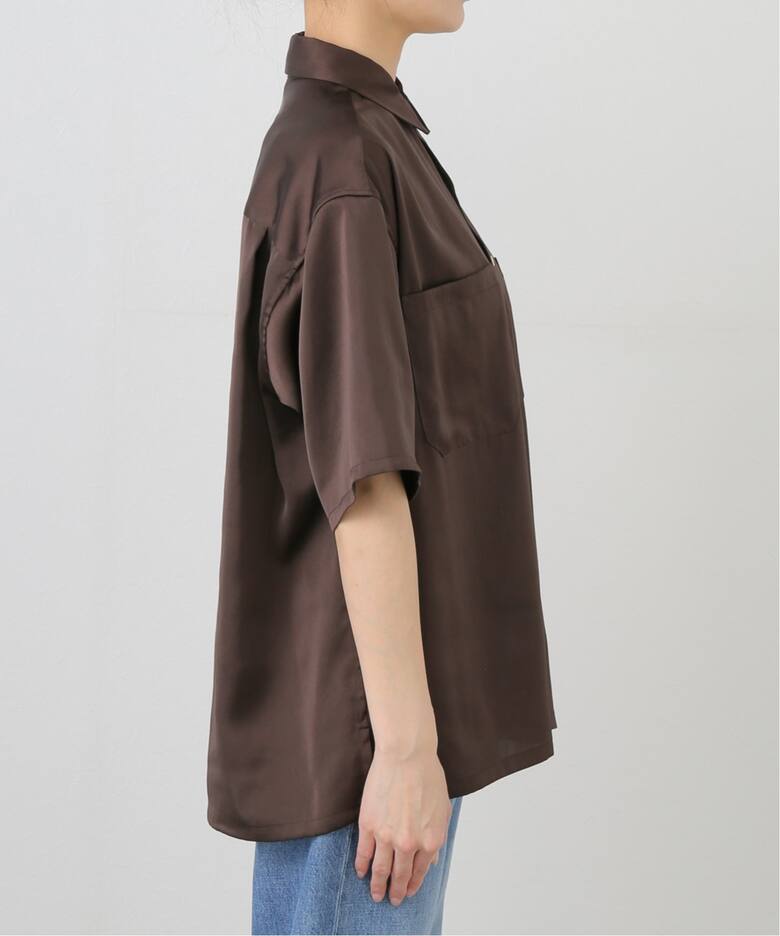 一部店舗+WEB限定》OBLADA / オブラダ SATIN SHIRT（シャツ／ブラウス 