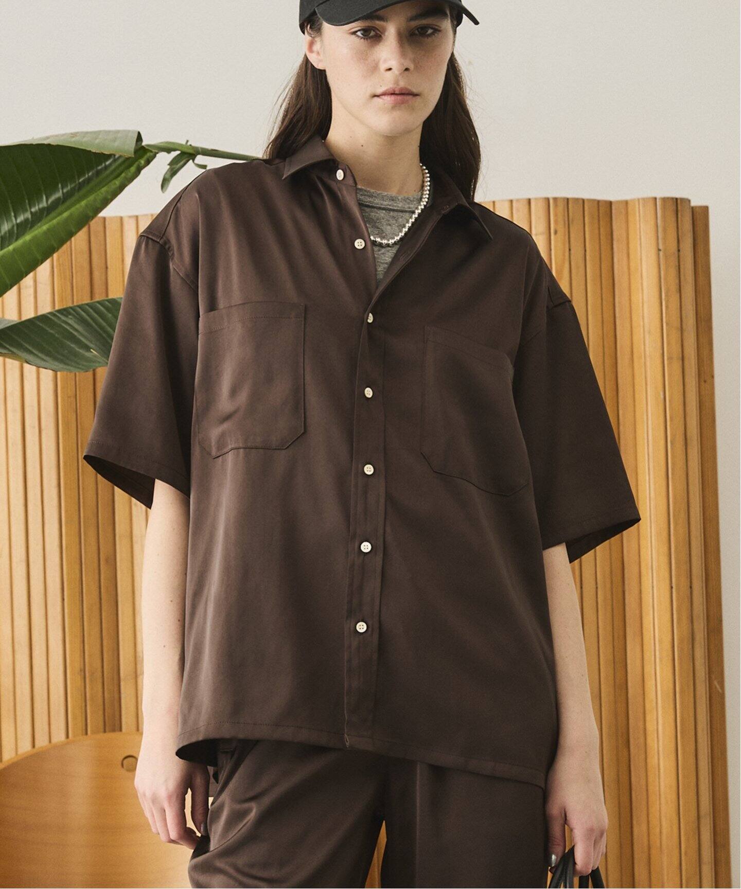 一部店舗+WEB限定》OBLADA / オブラダ SATIN SHIRT（シャツ／ブラウス 