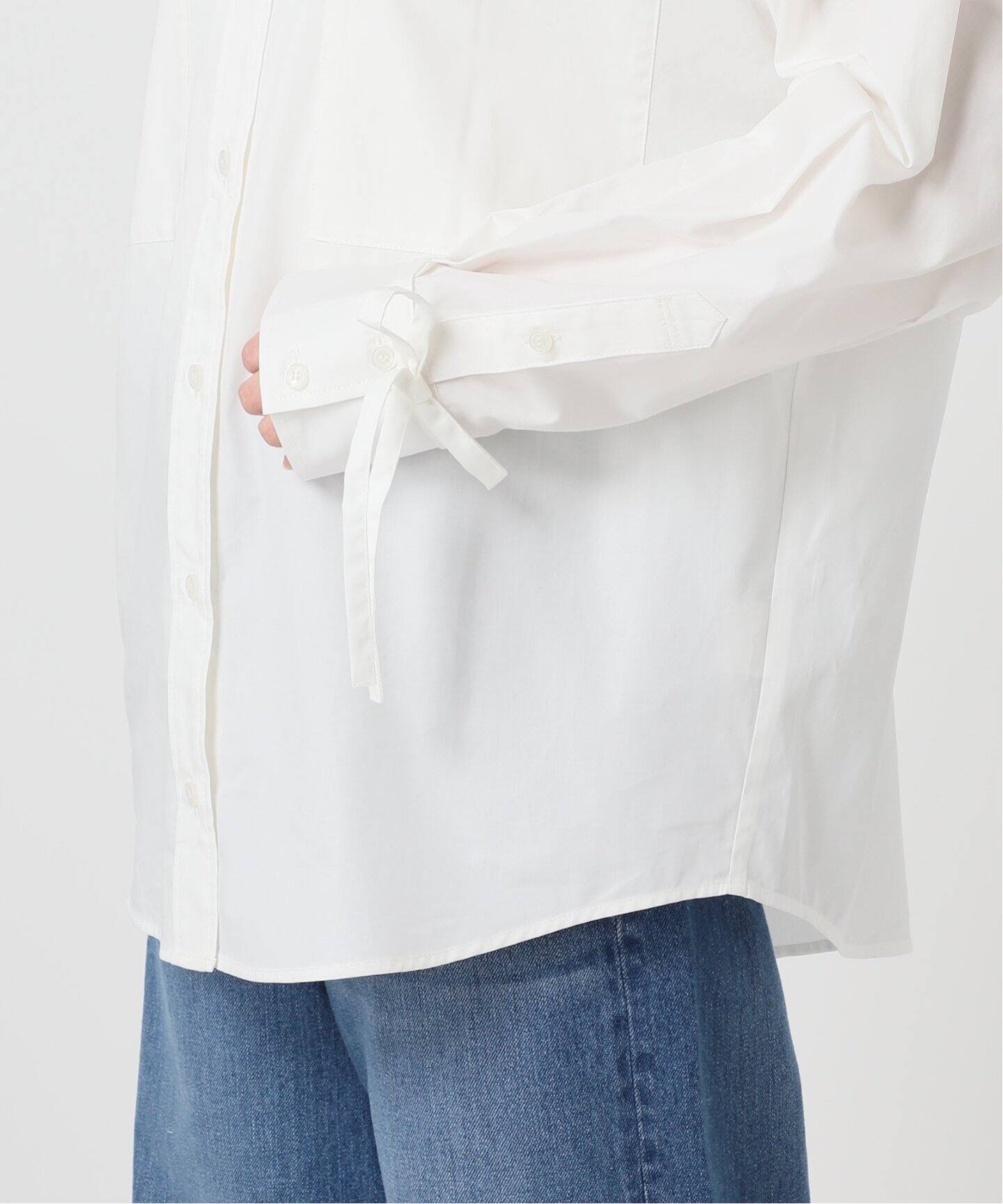 リボンスリーブオーバーシャツ（シャツ／ブラウス）｜U by SPICK&SPAN