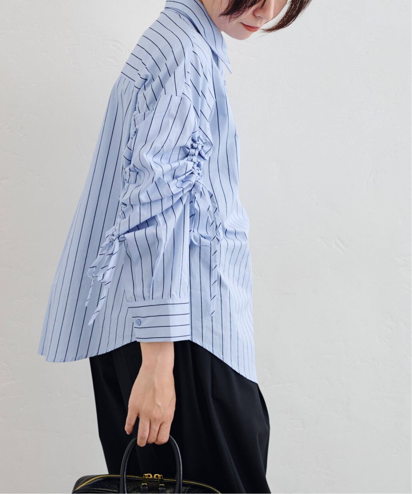 Spick &amp; Span ギャザースリーブ2WAYブラウス　FREE Spick＆Span（スピック アンド スパン） ブラウス シャツ 「WEB限定