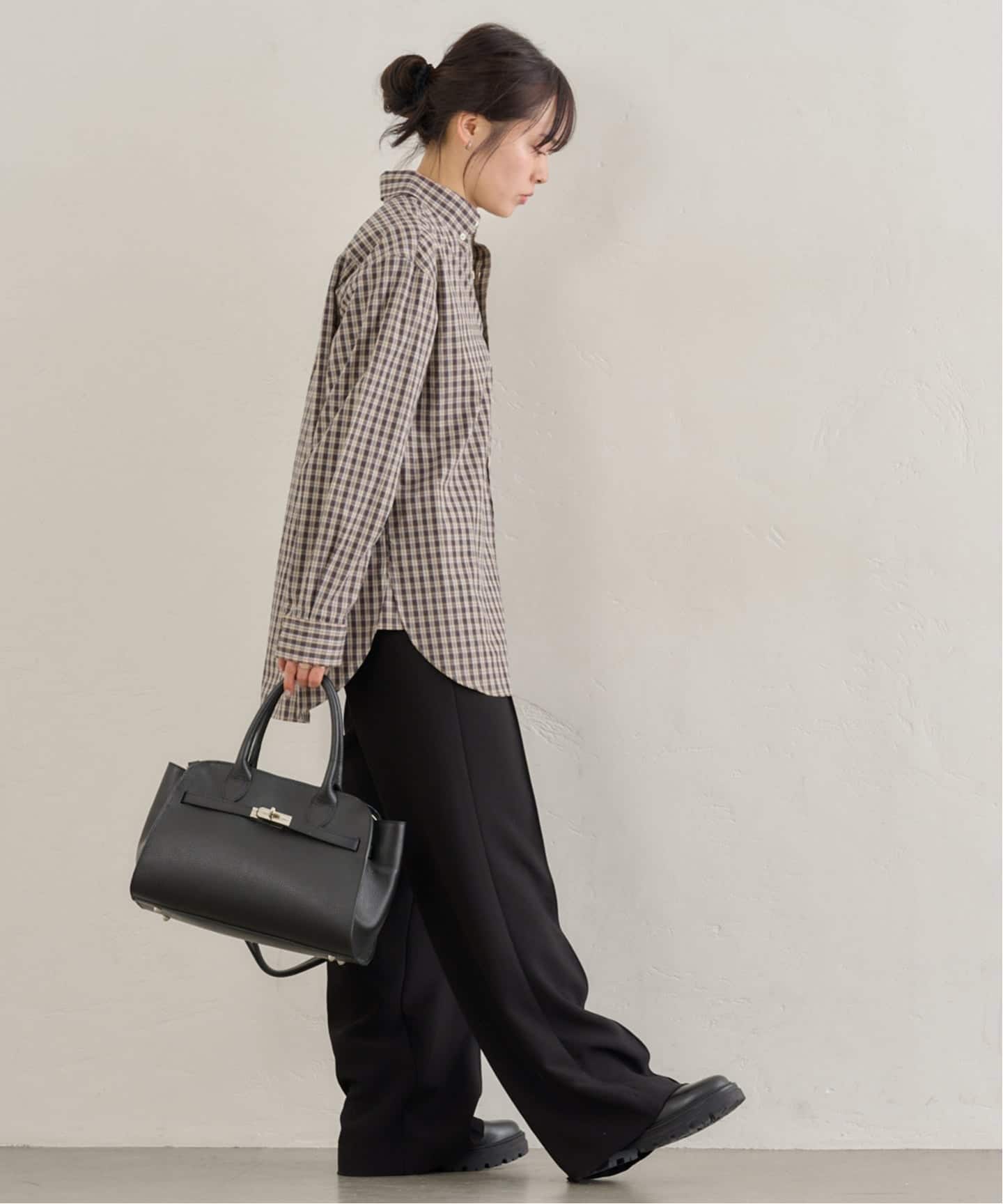 PLAID CHECK ボタンダウンシャツ（シャツ／ブラウス）｜U by