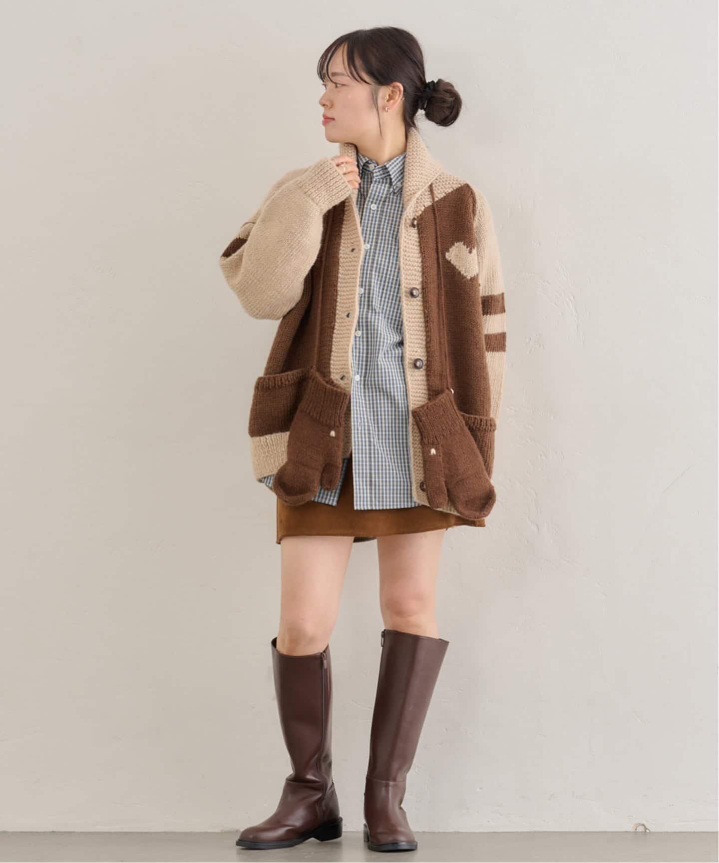 PLAID CHECK ボタンダウンシャツ（シャツ／ブラウス）｜U by