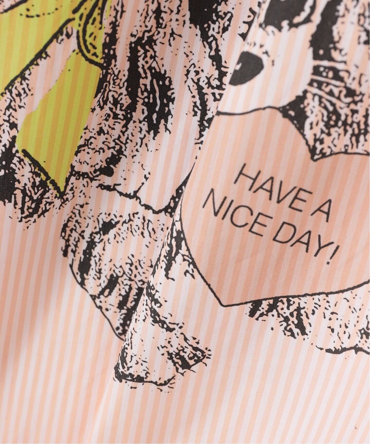 ガニー　GANNI シャツ GANNI/ガニー】Tシャツ BASIC JERSEY LEMON RELAXED T-SHIRT T3768 151