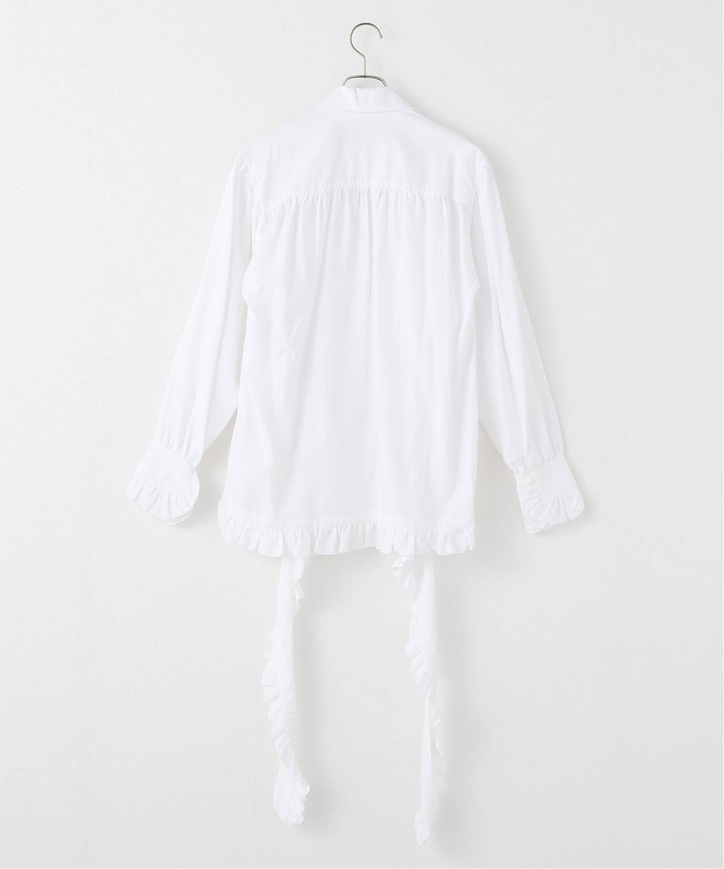 OPEN YY/オープンワイワイ RUFFLE TRIM BLOUSE（シャツ／ブラウス 