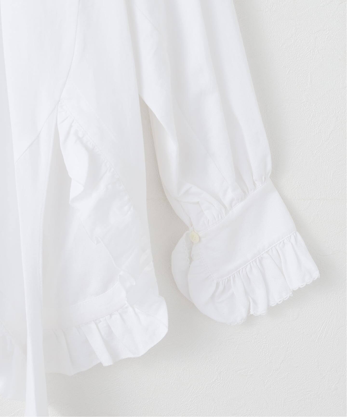 OPEN YY/オープンワイワイ RUFFLE TRIM BLOUSE（シャツ／ブラウス 