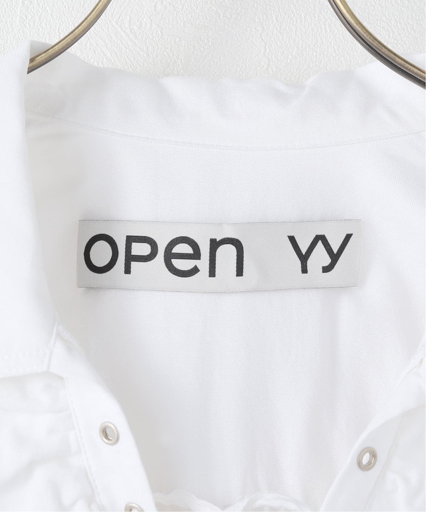 OPEN YY/オープンワイワイ RUFFLE TRIM BLOUSE（シャツ／ブラウス）｜U