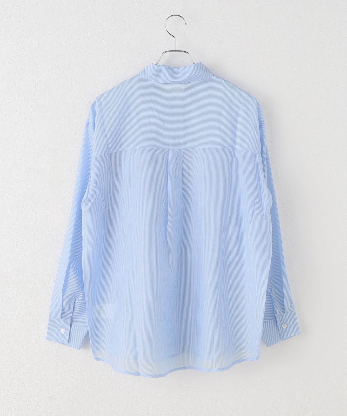 CRANK/クランク FLOWER STRIPED SHEER SHIRT（シャツ／ブラウス