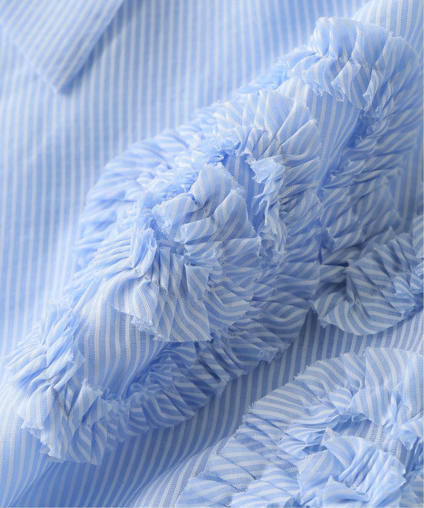 CRANK/クランク FLOWER STRIPED SHEER SHIRT（シャツ／ブラウス