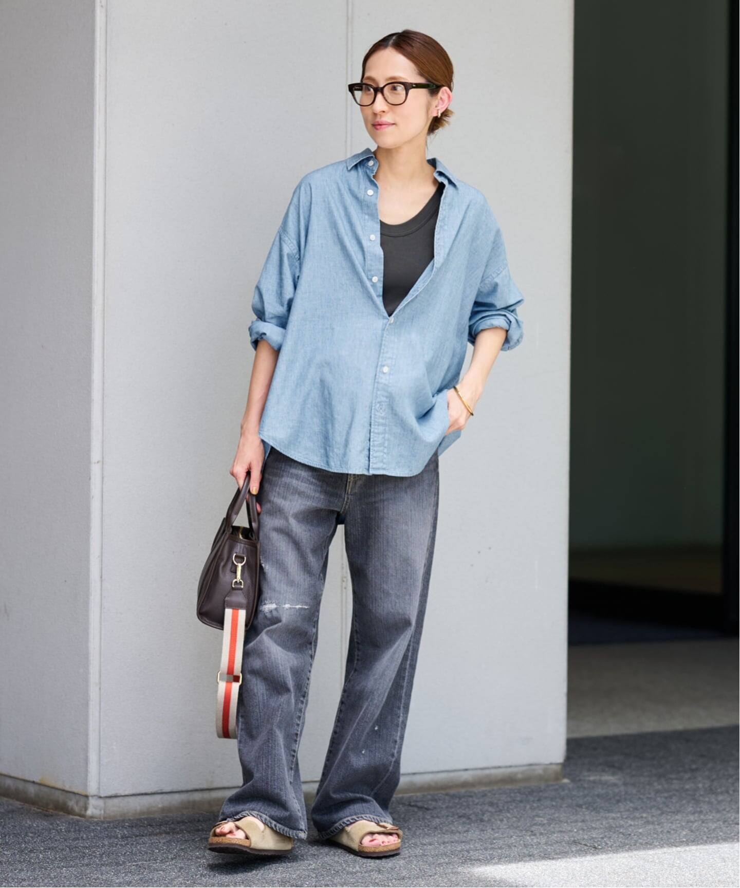 25ss フレームワーク ダンガリーシャツ F 定番 シャンブレー 今季物 25ss フレームワーク ダンガリーシャツ F 定番 シャンブレー 今季物