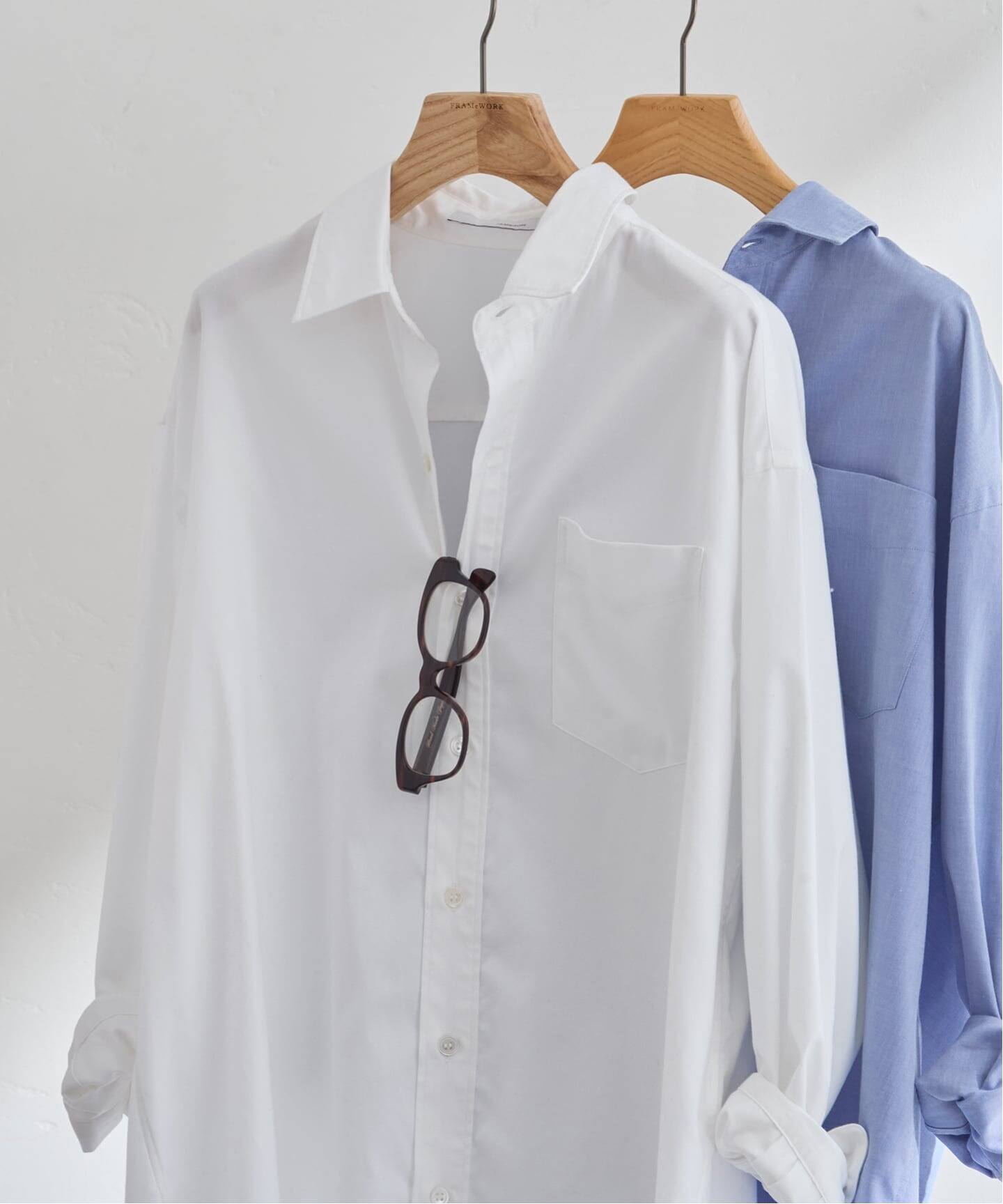 コットンロングシャツ（シャツ／ブラウス）｜FRAMeWORK（フレーム