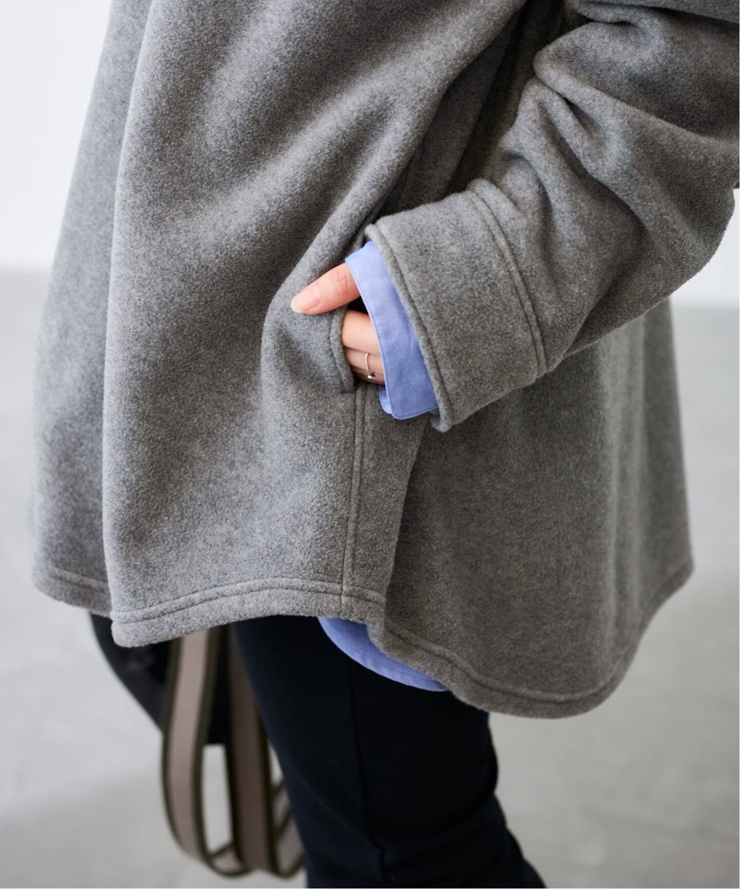 両面フリースオーバーシャツ（ボア・フリース）｜FRAMeWORK（フレーム