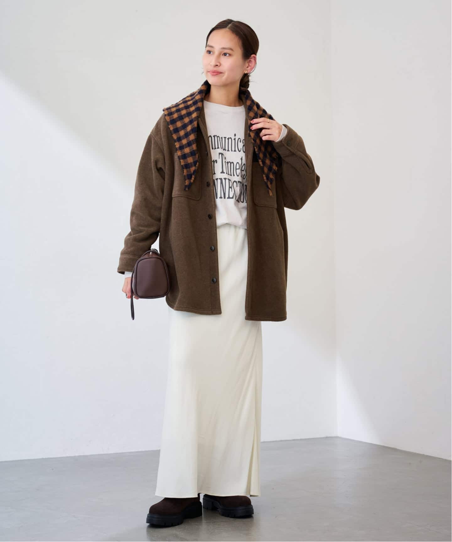 両面フリースオーバーシャツ（ボア・フリース）｜FRAMeWORK（フレーム