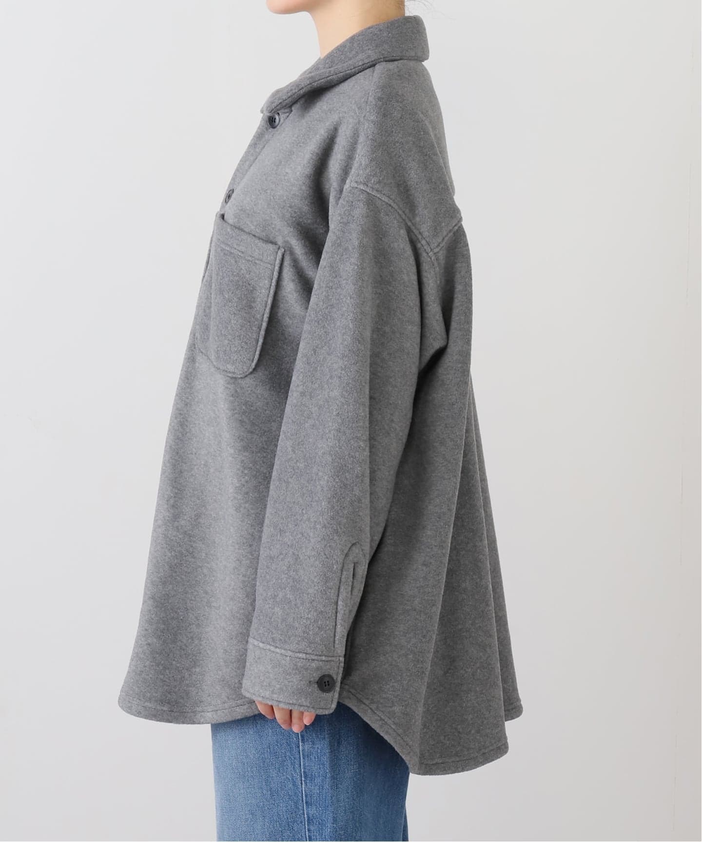 両面フリースオーバーシャツ（ボア・フリース）｜FRAMeWORK（フレーム