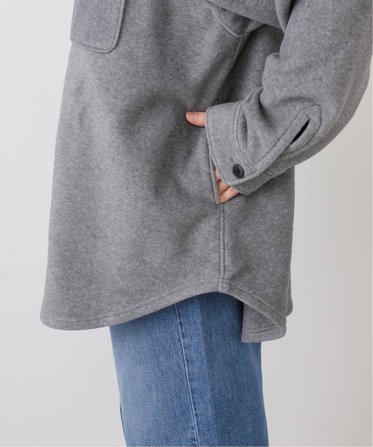 フレームワーク 両面フリースオーバーシャツ 両面フリースオーバーシャツ（ボア・フリース）｜FRAMeWORK（フレーム