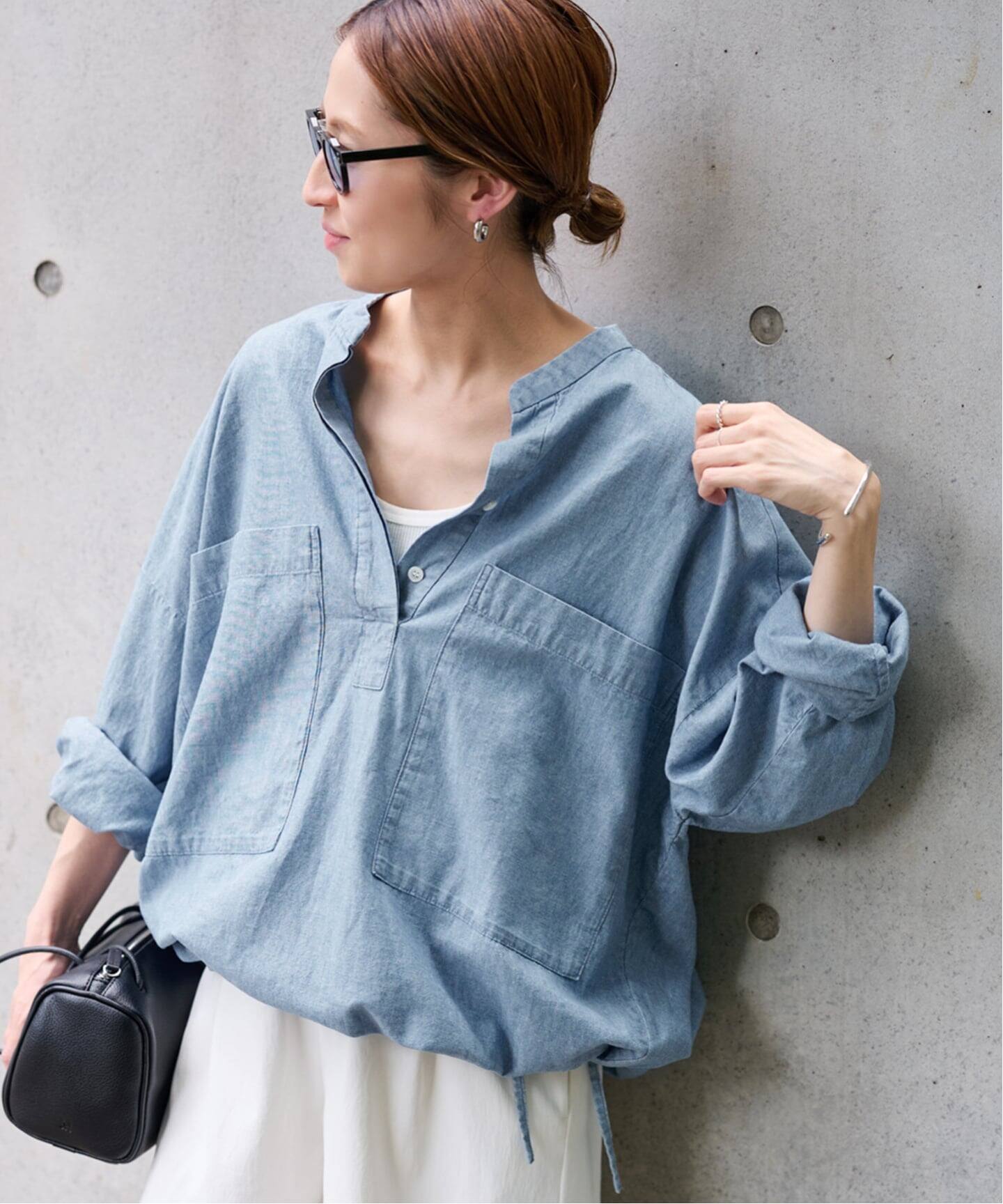 ≪WEB限定 / 追加≫ダンガリードロストシャツ 2（シャツ／ブラウス