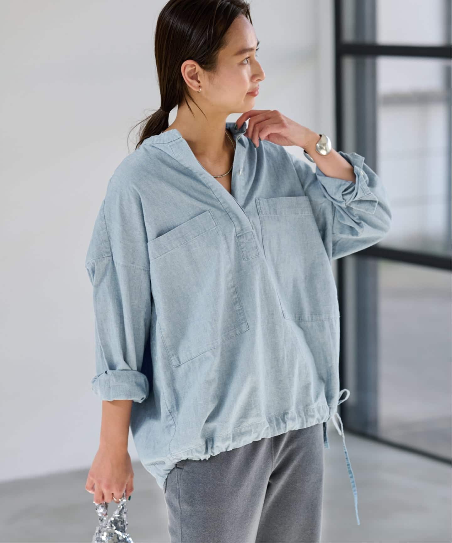 フレームワーク　ダンガリードロストシャツ ≪WEB限定 / 追加予約≫ダンガリードロストシャツ 2（シャツ